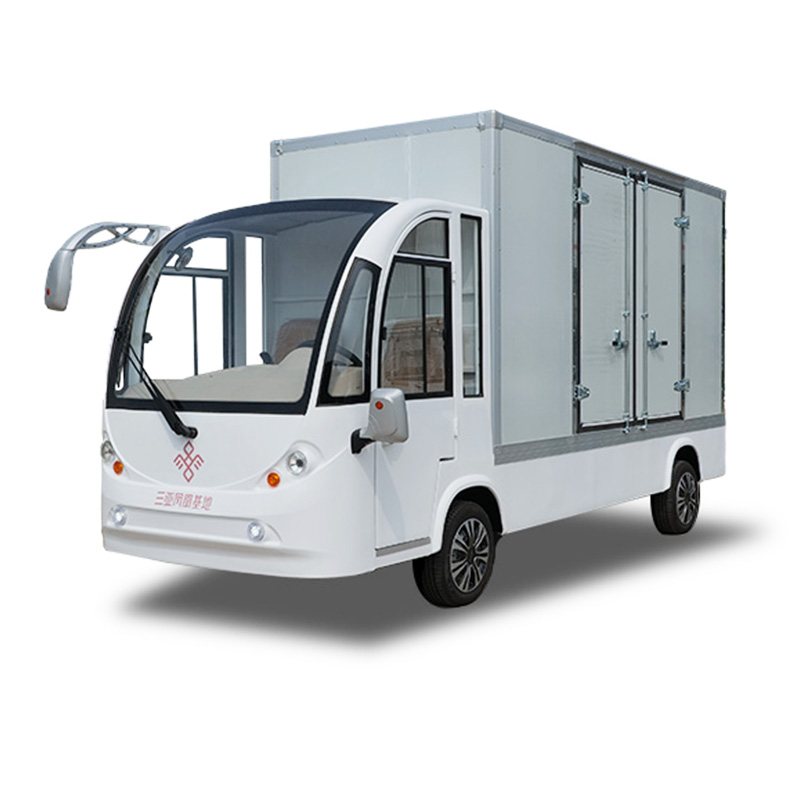 2座封闭电动箱货车